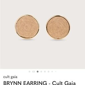 ISO Cult Gaia Gold Spiral Brynn Earrings